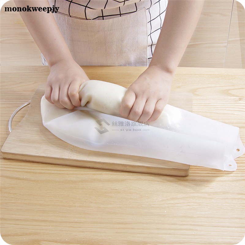 seful Silicone Dough Kneading Bag Flour Mixer Pouch Soft Mas