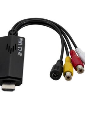 Convenient 1080P HDMI-compatible Male to Female RCA AV Video