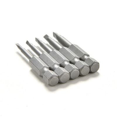 5Pcs 50mm Magnetic Triangle Head Screwdriver Bit 1/4