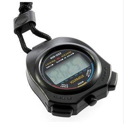 Stylish Handheld Digital Stopwatch With LCD Display Sensitiv