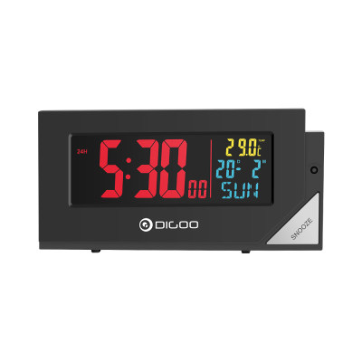 Digoo DG-C8 Full Color Clear Backlight Electronical Desk Bed