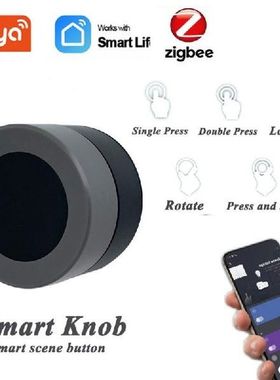 ZigBee Tuya Smart Light Switch Knob Wireles Scene Button