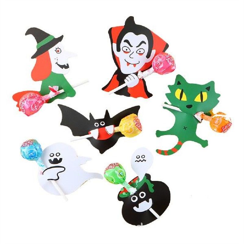 6 Types DIY Halloween Creative Funny Lollipop Candy