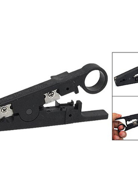 RG59 RG11 CAT5 Speaker Wire Stripper Cutter Crimper