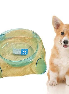 Pet Food Bowl Transparent Dog Feeding Bowl Pet Feeding Cat