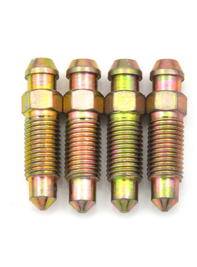 4pcs M8 x 1.0mm Motorcycle Bike Brake Caliper Steel Bleed Sc