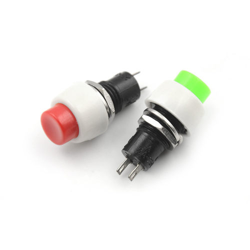 10Pcs Green Red Latching Switches OFF-ON N / O Push Button S
