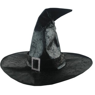 Wo's Big Fold Witch Hat Accessories for Holiday Hallowee