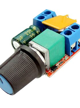 Mini DC Motor PWM Speed Controller 3V 6V 12V 24V 35VDC 90W 5