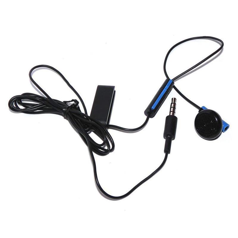 Headset Earbud Microphone Earpiece for PS4 Controller Headph