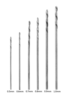 60Pcs 0.5-1.0mm Micro HSS Steel Twist Bit Set Tool Shank H02