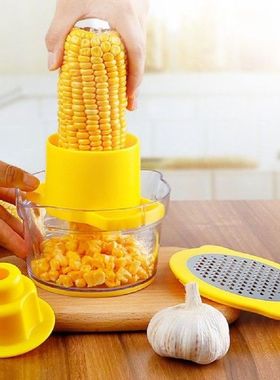 1Pcs Corn Peeler Thresher Cob Kerneler One-Step Cutter