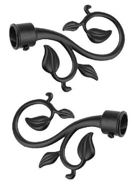 4Pcs Vintage Retro Decorative Curtain Rod/Pole Finials