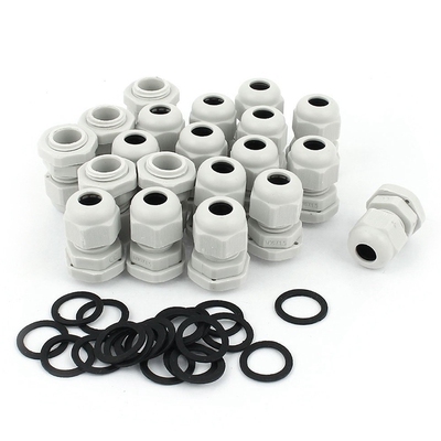 20 Pcs M16 4-8mm Dia Cable Glands Connector