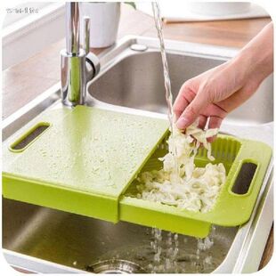 vanzlife Kitchen sink cutting board plastic washing drain