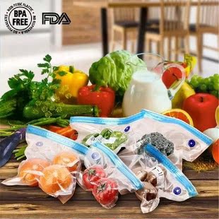 17/20pcs Sous Vide Vacuum Sealed Bag Reusable Food Storage