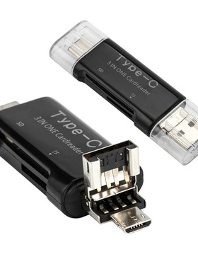 3in1 OTG Type-C Card Reader USB 3.1 A Micro USB For Smartpho
