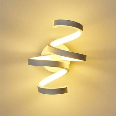 Modern 85-240V LED Spiral Table Wall Mounted Light Home