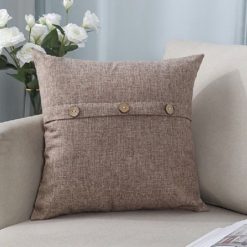 2 Pcs Christmas Decorative Linen Throw Pillow Covers