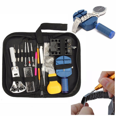 144Pcs Watchmaker Watch Repair Tool Kit Watch Caser Opener P