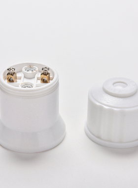 E27 Bases Bulb Socket Base Holder Socket Holder White Ediso