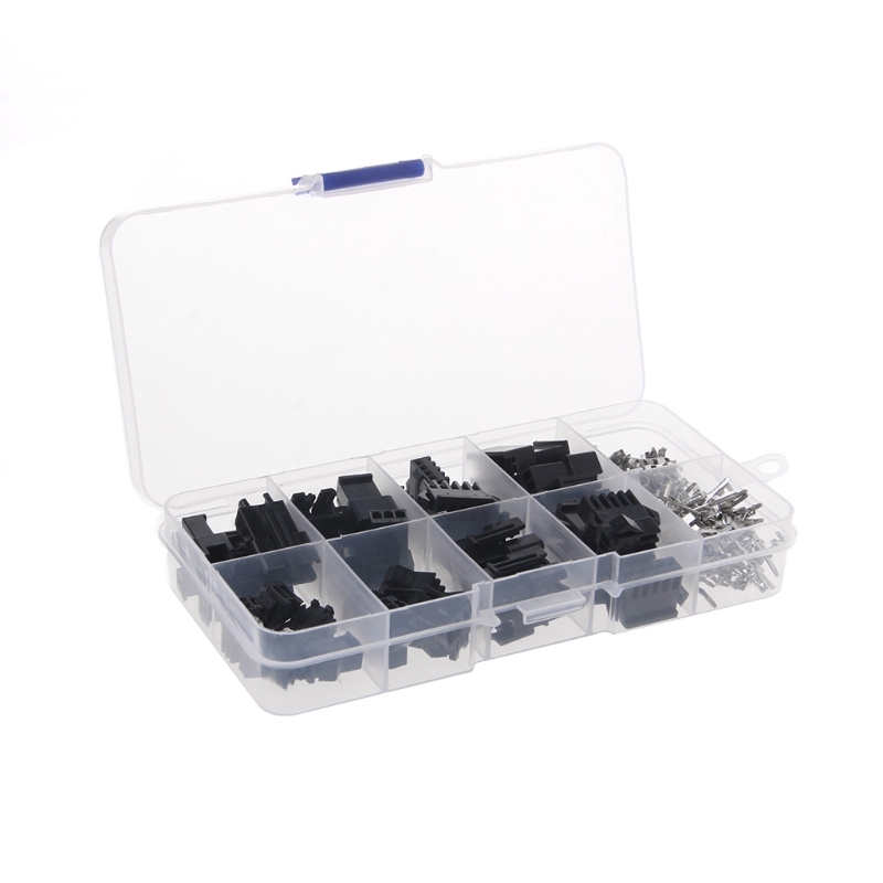 25 Sets Kit 2P 3P 4P 2.54mm Pitch Female Male Header Connect