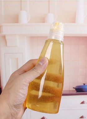 Squeeze Honey Bottles Reusable Plastic Honey Jars with Cap