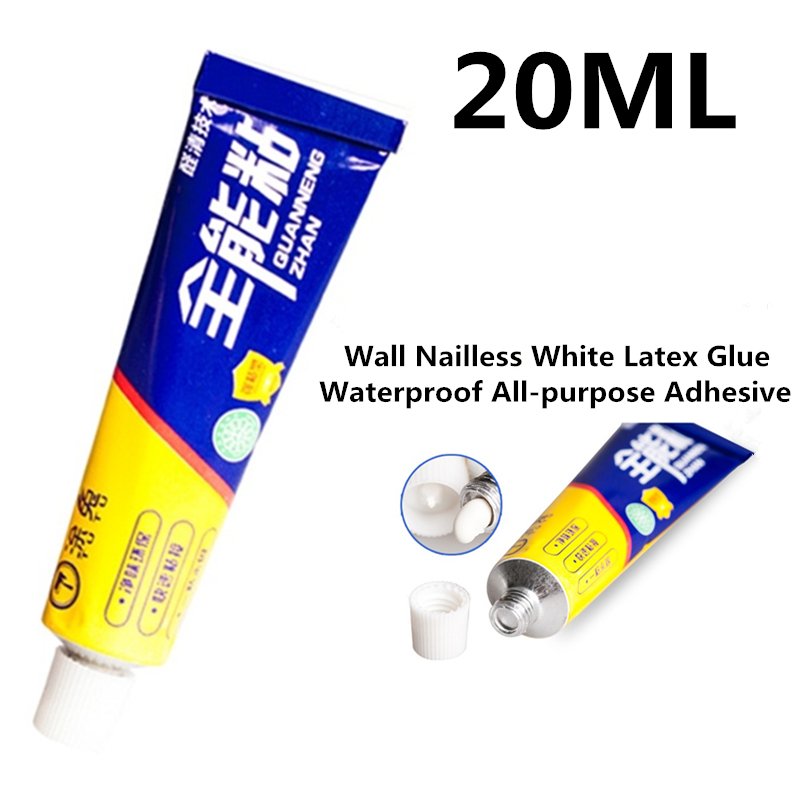 *20ml Nailless Liquid White Latex Glue Super Strong Fast Dry