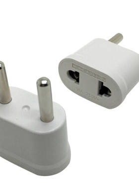 US USA to EU EURO Europe Travel Power Schuko Plug Adapter Ch