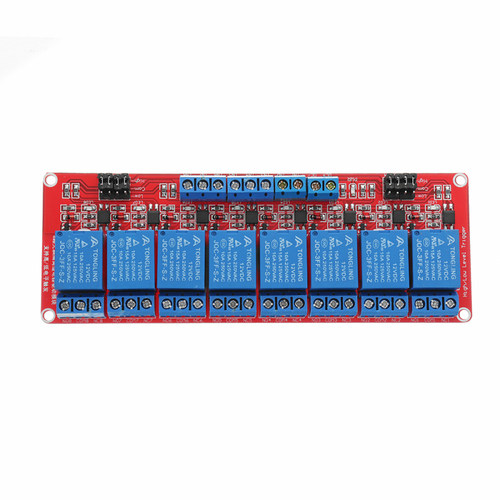 12V 8 Channel Level Trigger Optocoupler Relay Module For Ard