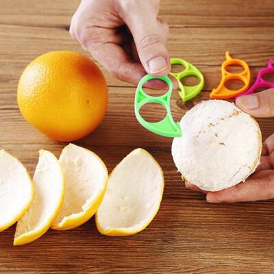 Random Color 1PC Creative Orange Peelers Lemon Slicer Fruit