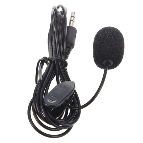 3.5mm Hands Free Clip on Mini Lapel Microphone