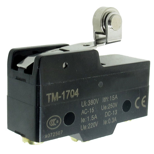 TM-1704 Short Hinge Roller Lever Momentary Micro Limit Switc