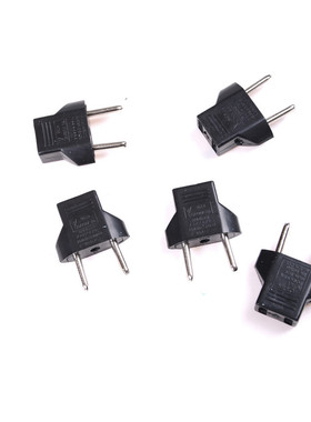 Travel Adapter Chargers 5Pcs US to EU Euro Europe AC Power P