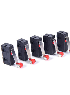 10Pcs Mini 3-Pin Tact Switch KW12-3 5A 250V Round Handle Clo
