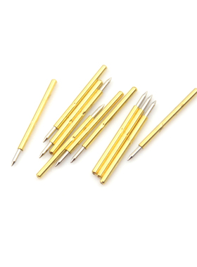 100pcs P75-B1 Dia 1.02mm 100g Cusp Spear Spring Loaded Test