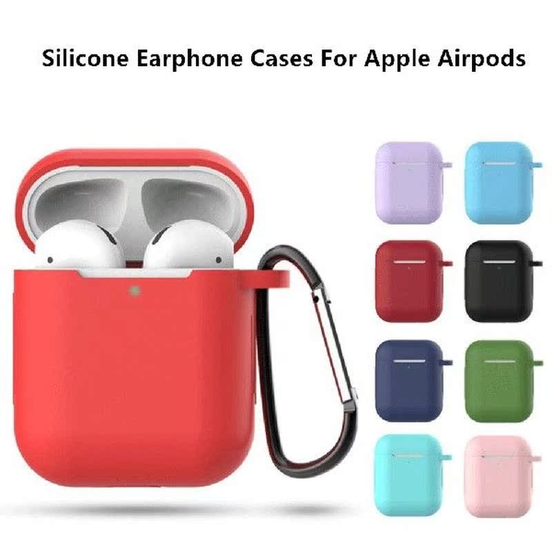 Silicone Headphone Protective Cover For Airpods 1/2 Headset