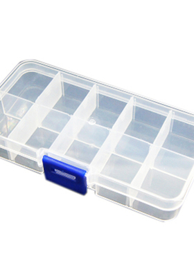 2Pcs 10-Slot Resistors Electronic Component Case Box