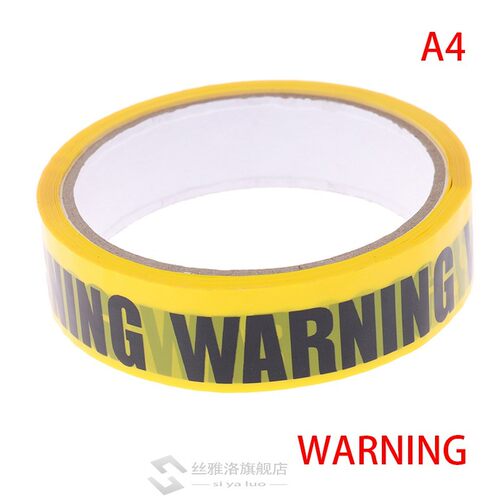 *Hot sale 1Roll Warning Tape Danger Caution Fragile Barrier