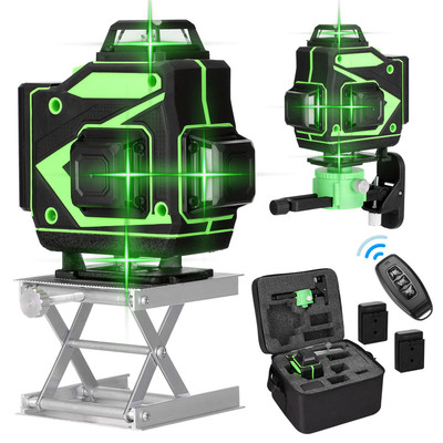 Laser Level 16 Lines 4D Self-Leveling 360 Horizontal And
