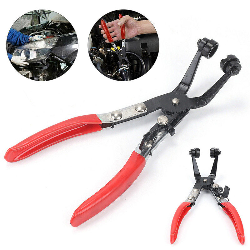 45° Steel Car Hose Clip Pliers Clamp Swivel Drive Jaw Lo图片
