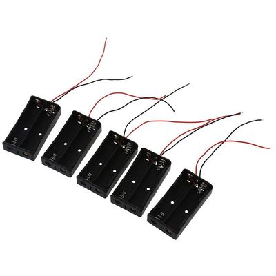 5 pcs 2 x 3.7 V 18650 Battery Holder Boxes Cases