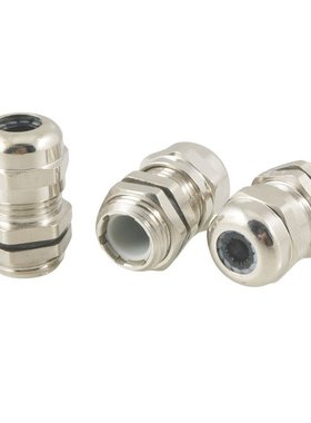 3 Pcs copper PG7 3.0-6.5mm Connector Cable Gland