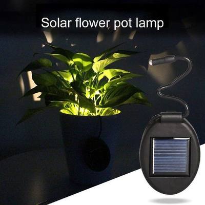 3Pcs Solar Power Flowerpot Garden Lamp Durable Environmental