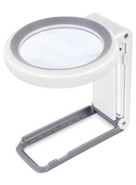 30X 10X Lighted Magnifier LED Magnifying Glass With Stand