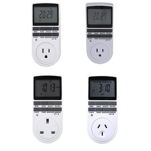 Timer Switch EU/US/UK/AU Plug Timer Outlet 12/24 Hour Timing