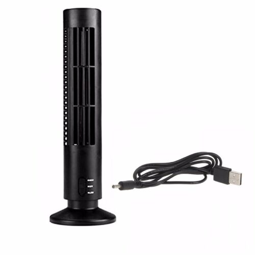 Mini Fan USB Powered Tower Shape PC Laptop Desktop Cooling F