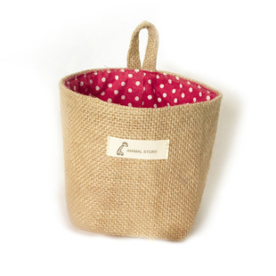 3 PCS groceries fabric flower pot hanging storage basket to