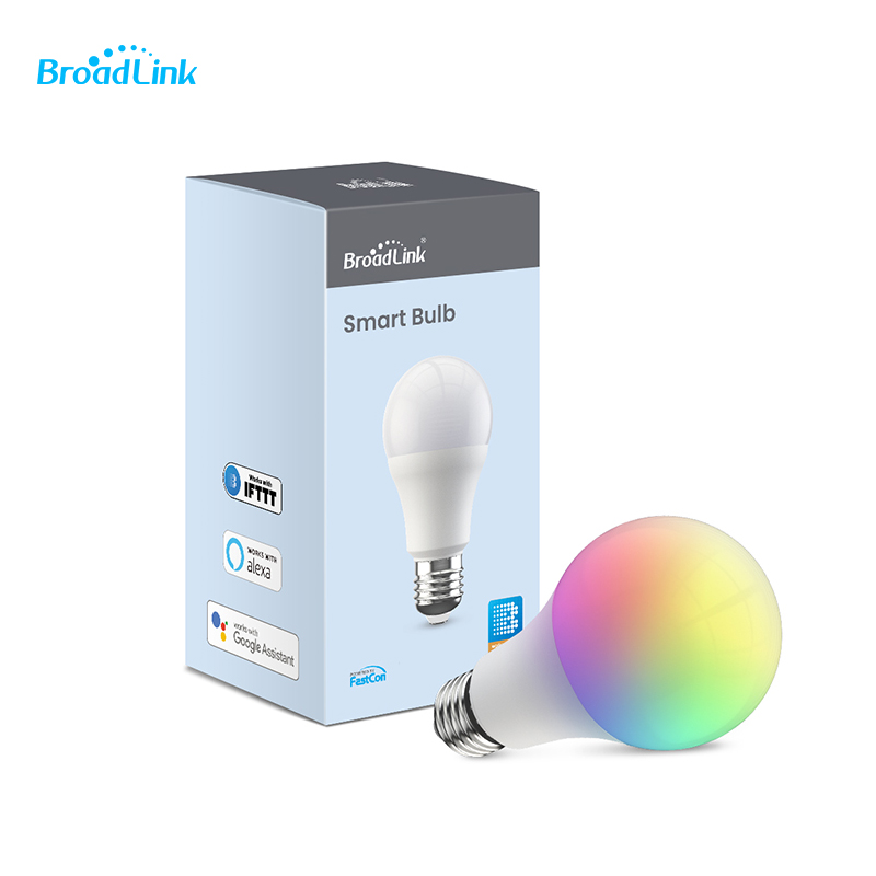 Broadlink LB27 R1 Smart WiFi Light Bulb E27 10W RGB LED Bul 电子元器件市场 外设配件 原图主图