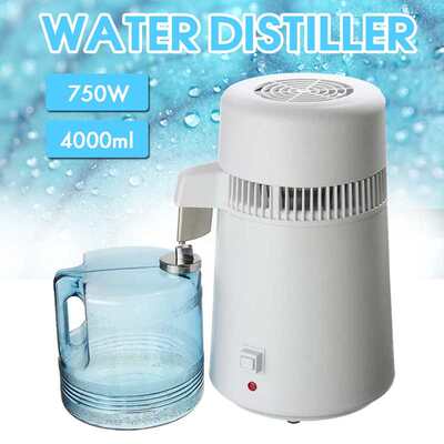 Newest 4L 750W Pure Water Distiller Filter Machine Purifier